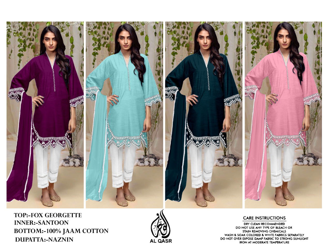 Al Qasr 1201 New Heavy Ethnic Wear Georgette Ready Made Collection